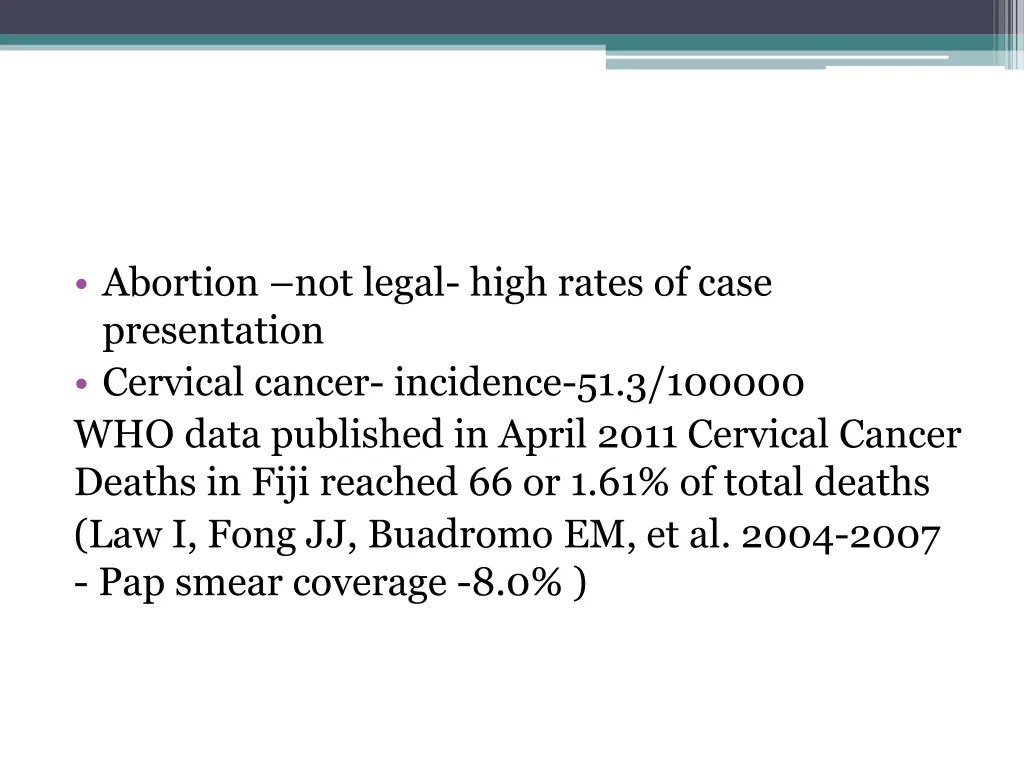 abortion not legal high rates of case