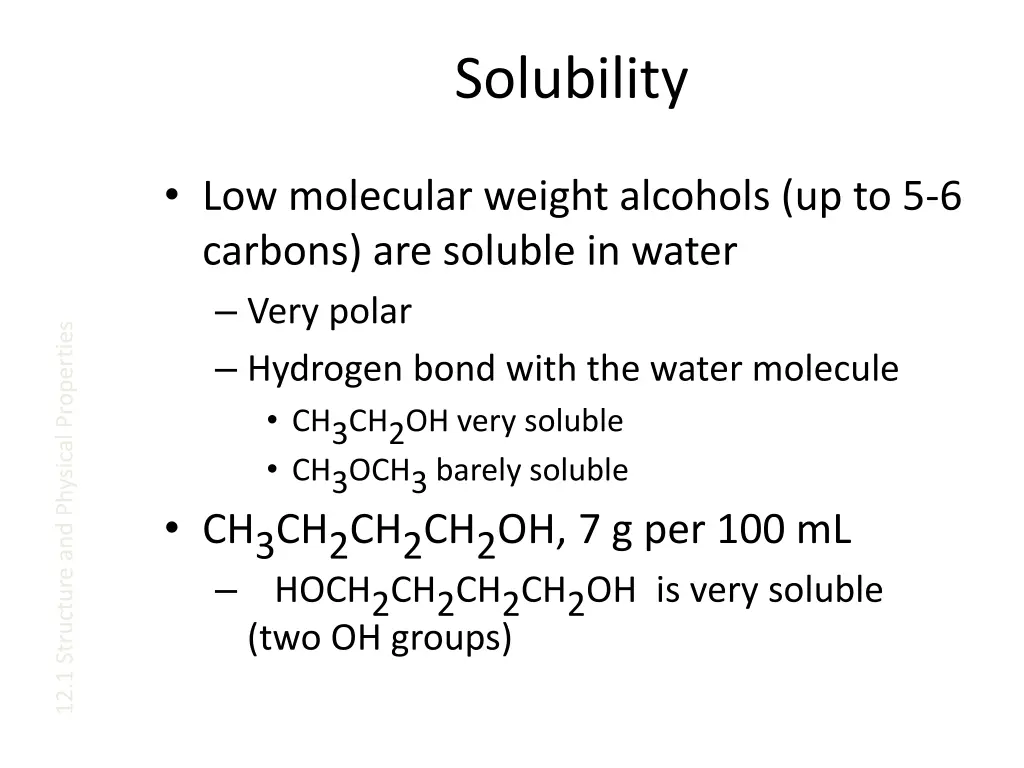solubility