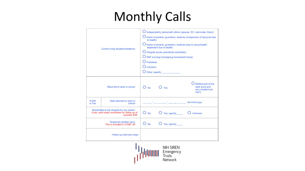 monthly calls 1