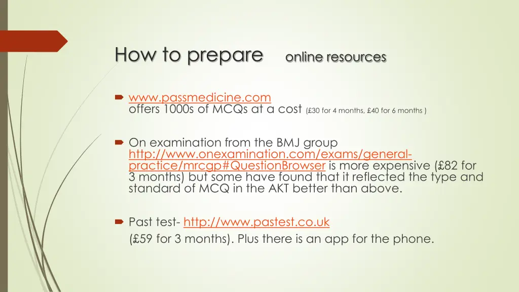 how to prepare online resources