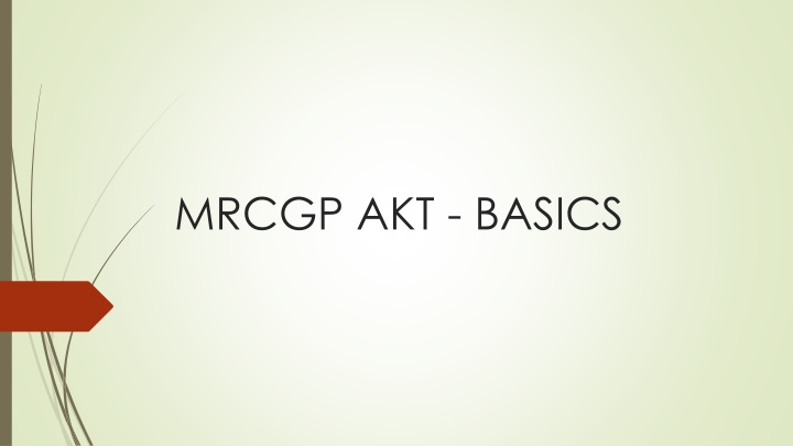 mrcgp akt basics