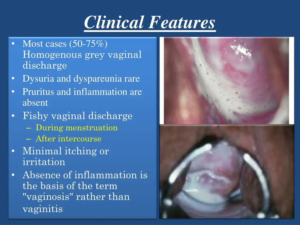clinical features