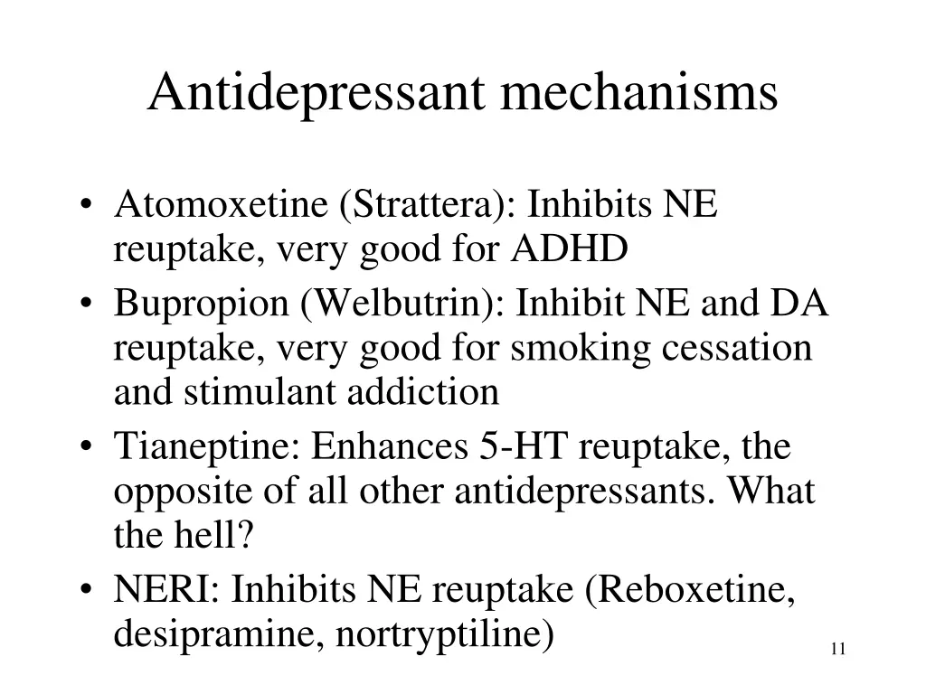 antidepressant mechanisms 3