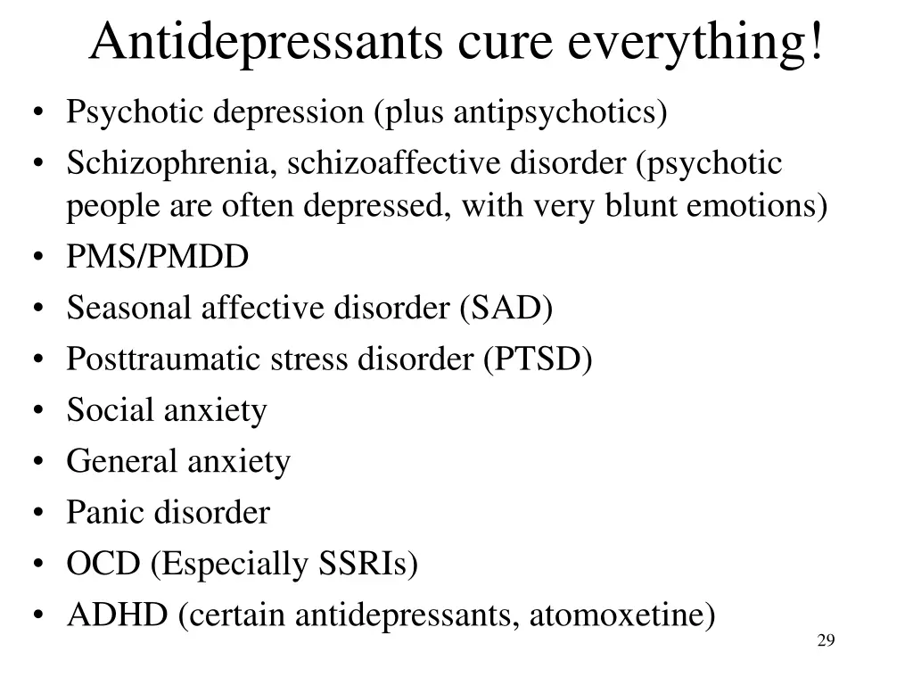 antidepressants cure everything 1