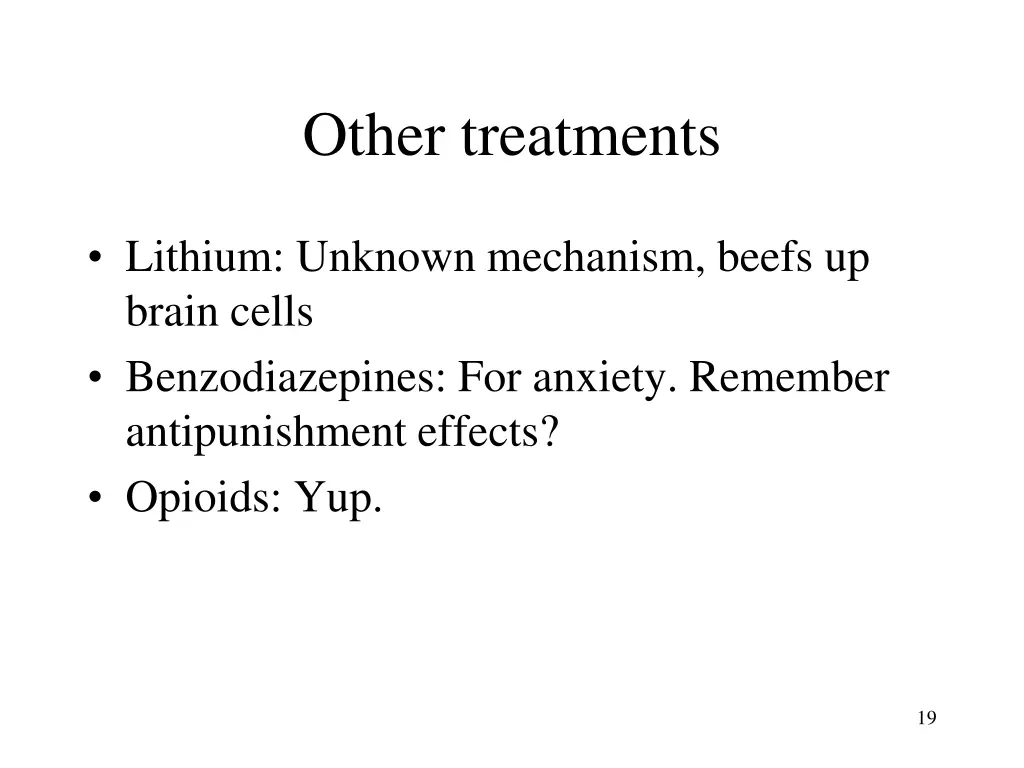 other treatments
