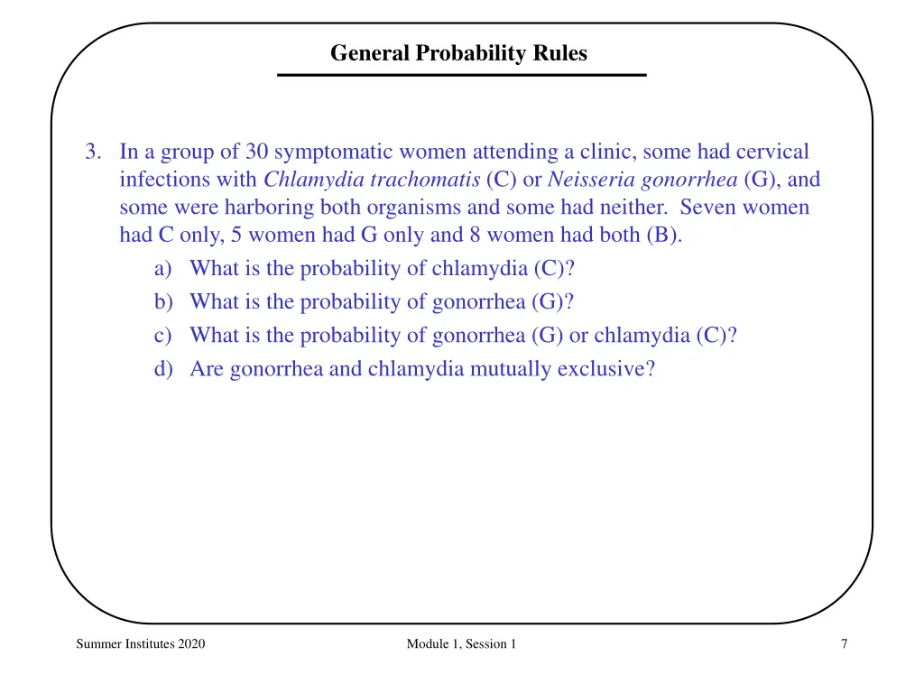 general probability rules 1