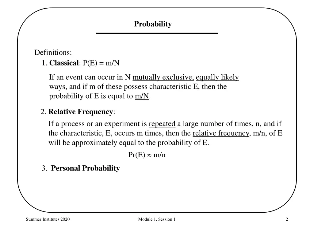 probability 1