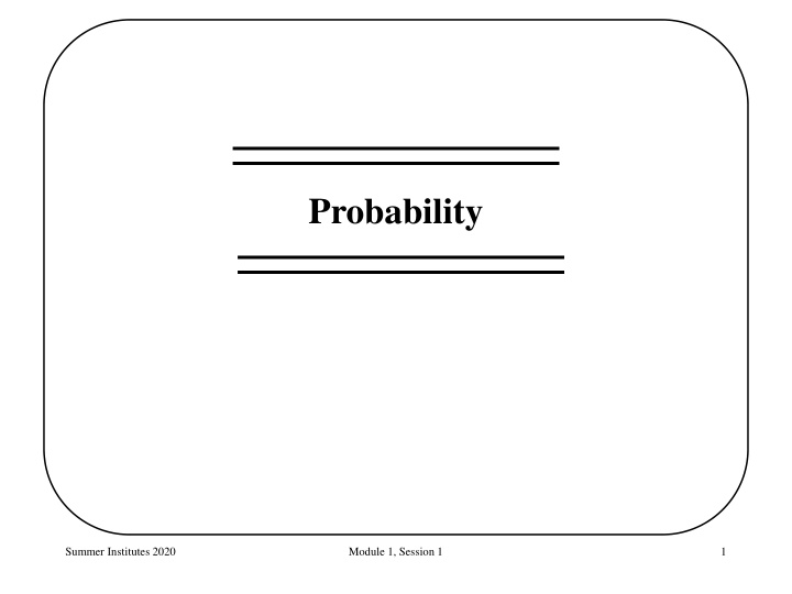 probability