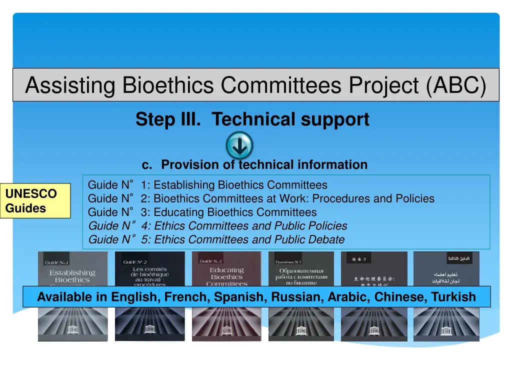 assisting bioethics committees project abc