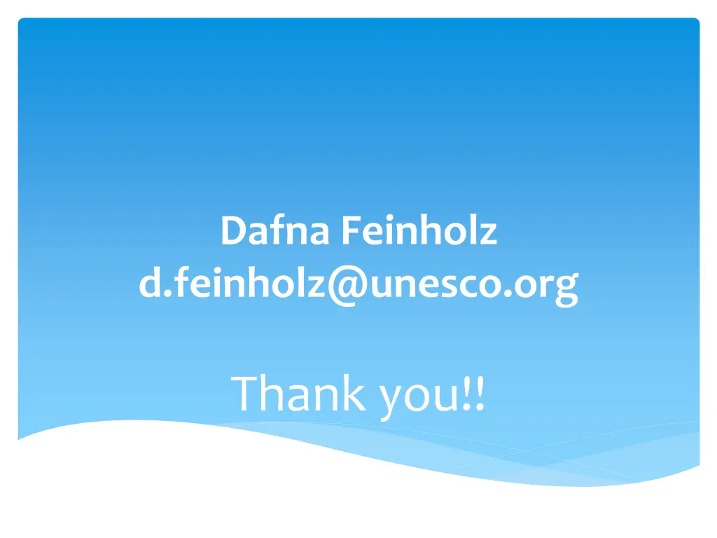 dafna feinholz d feinholz@unesco org