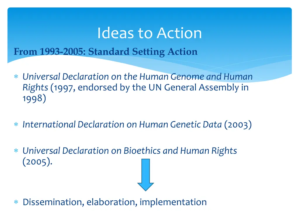 ideas to action