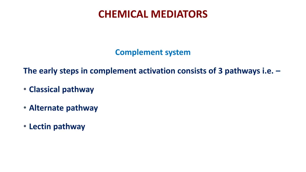 chemical mediators 11