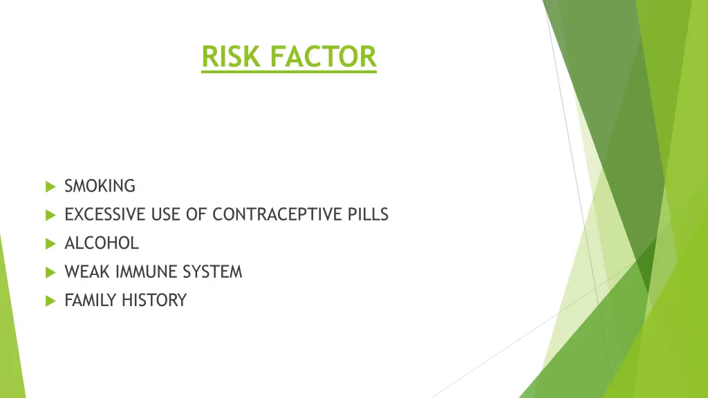 risk factor