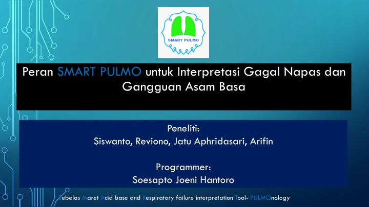 peran smart pulmo untuk interpretasi gagal napas
