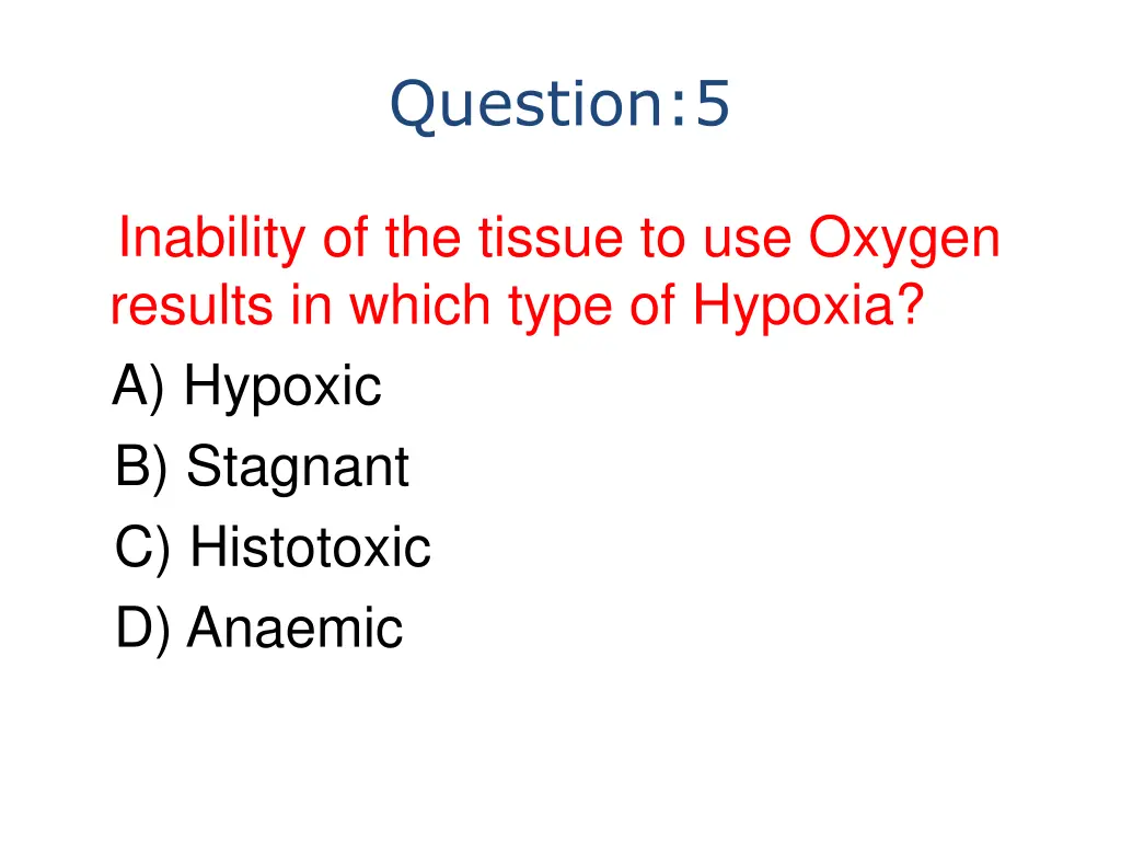 question 5