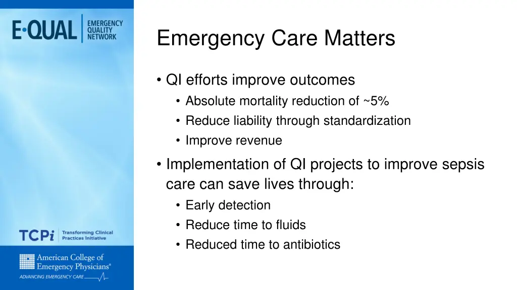 emergency care matters