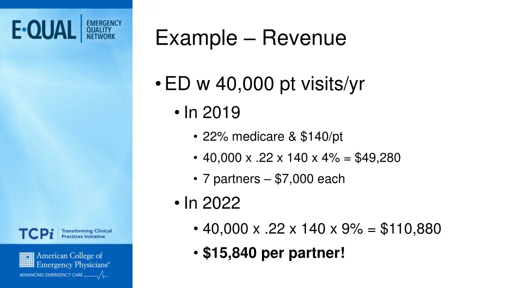 example revenue