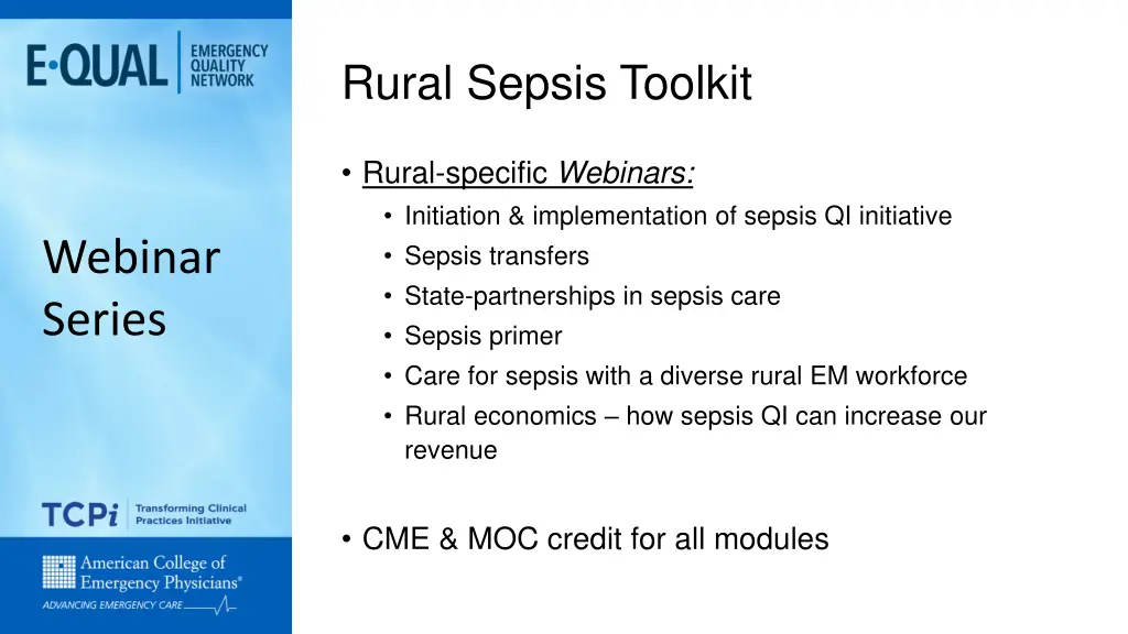 rural sepsis toolkit
