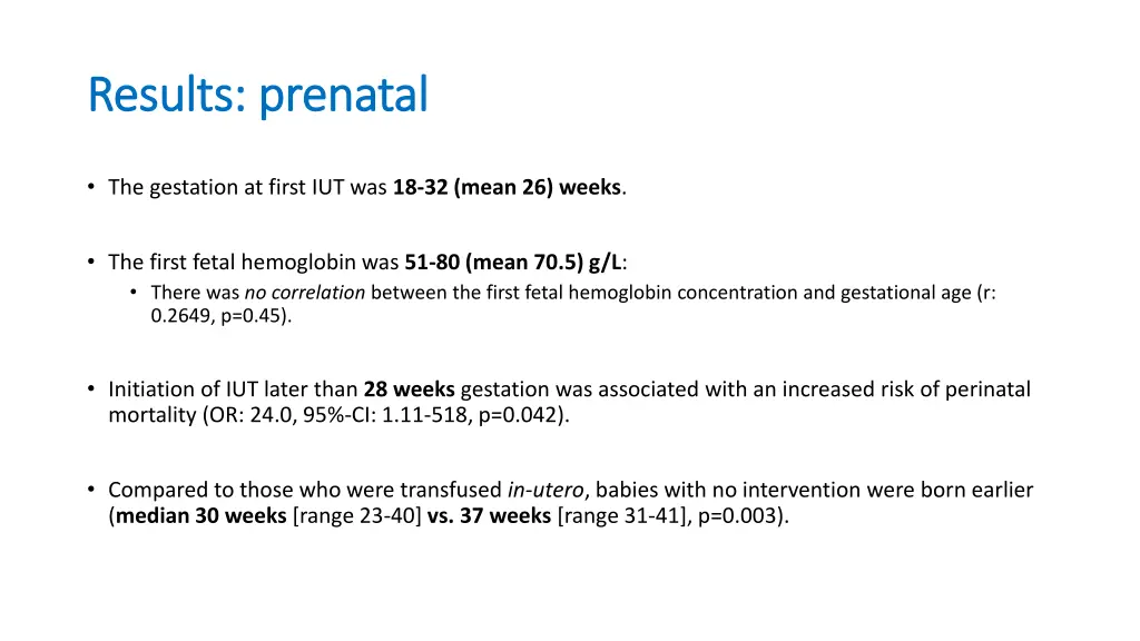 results prenatal results prenatal