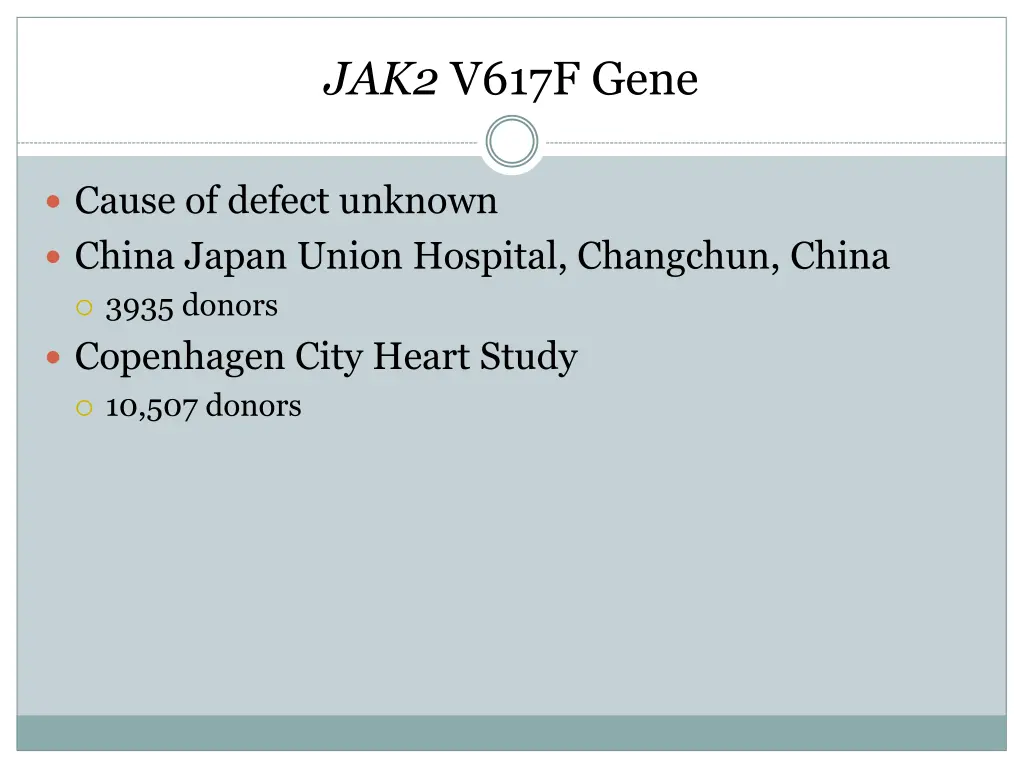 jak2 v617f gene