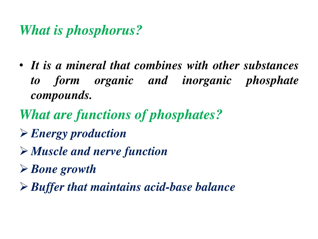 what is phosphorus