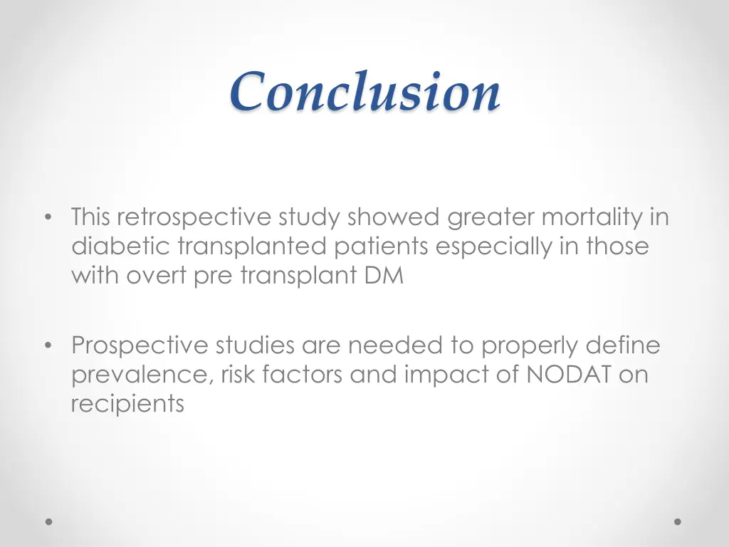 conclusion