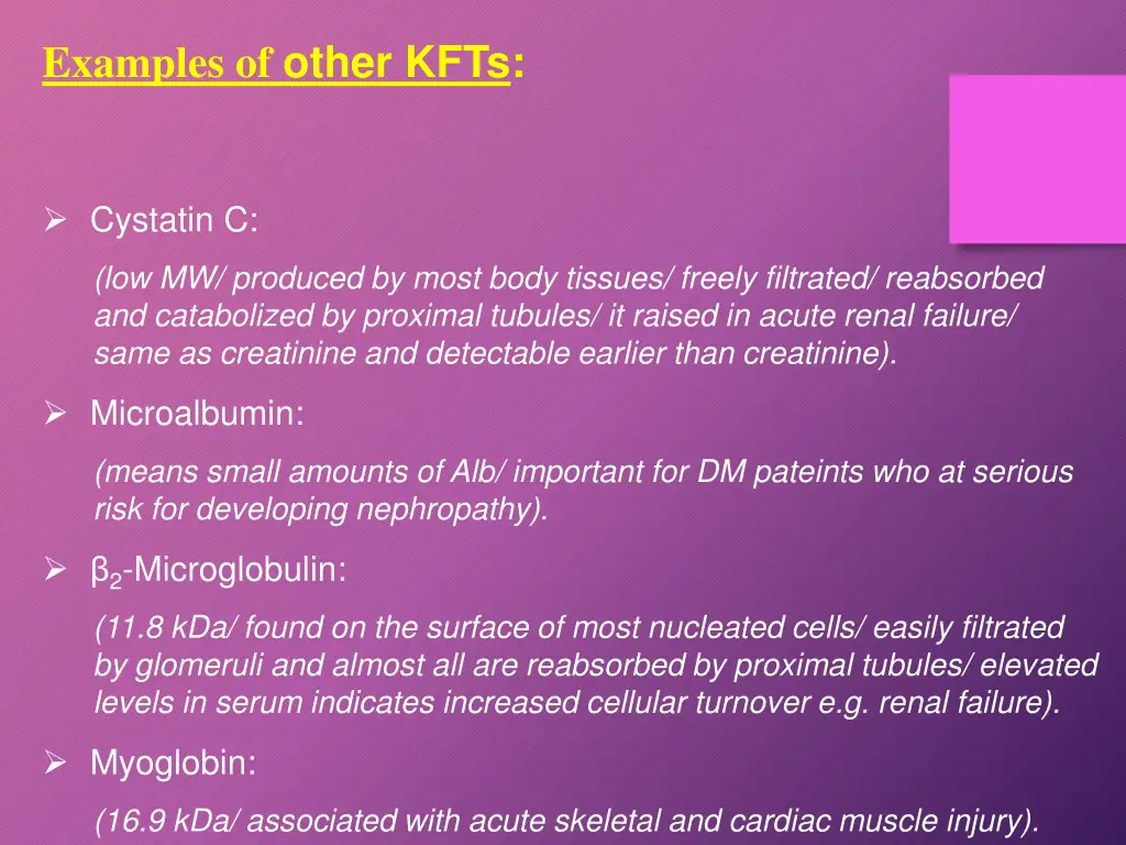 examples of other kfts