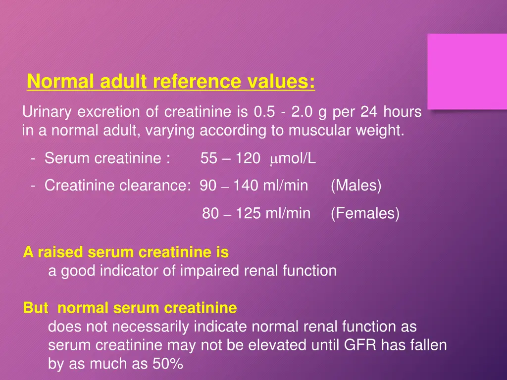 normal adult reference values
