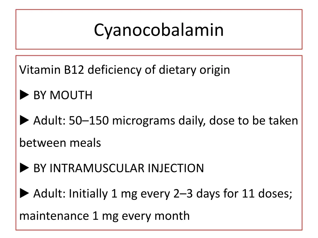 cyanocobalamin