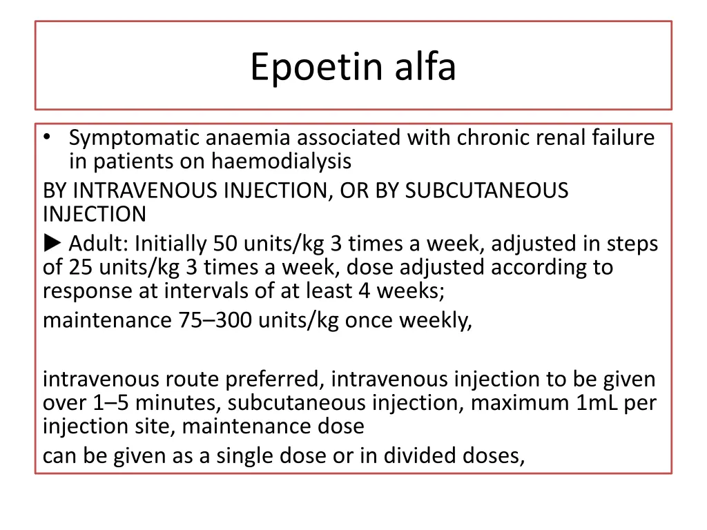epoetin alfa