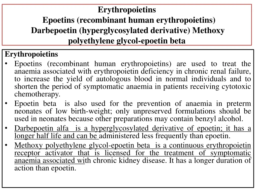 erythropoietins
