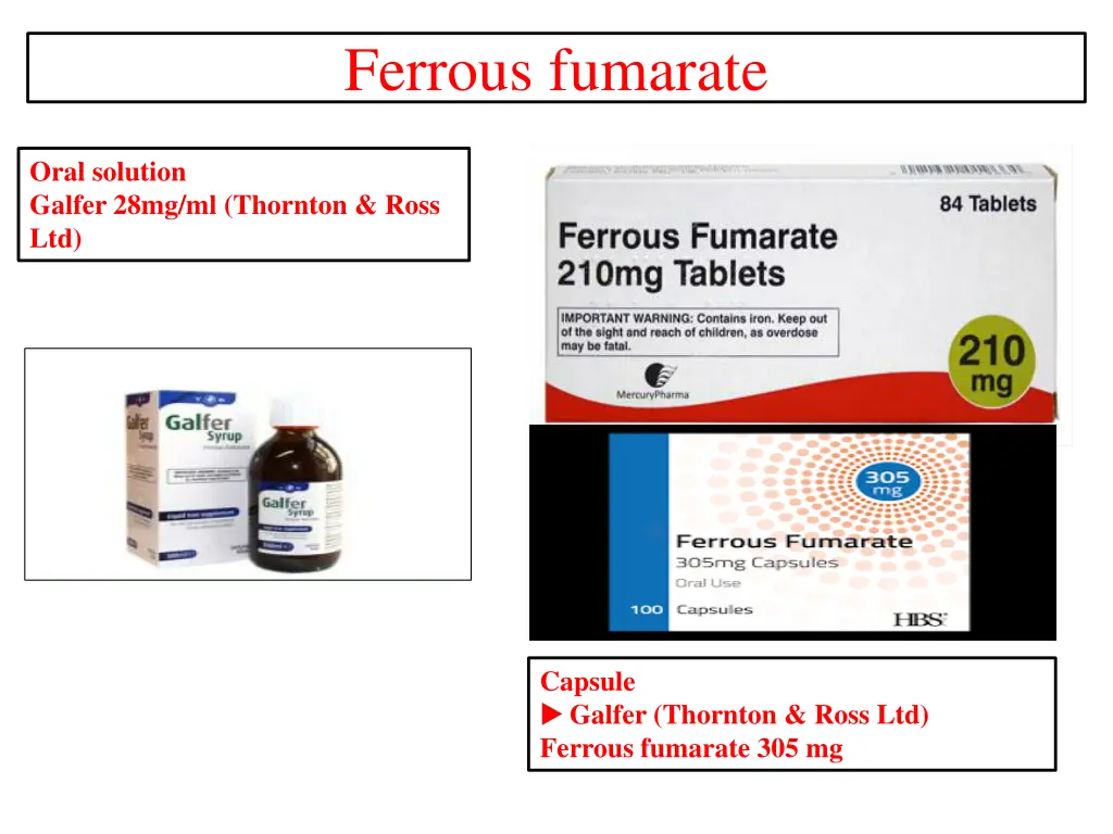 ferrous fumarate