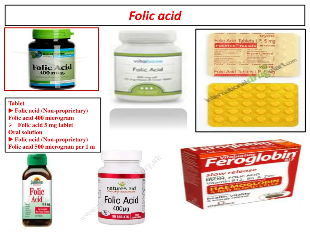 folic acid 1