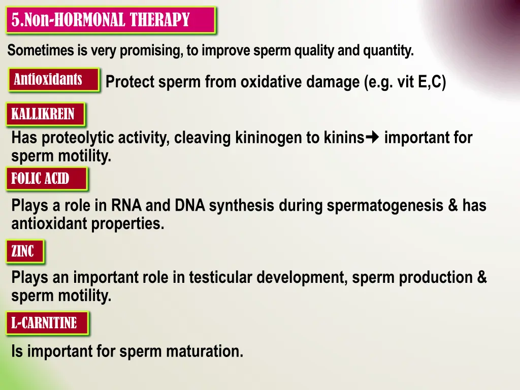 5 non hormonal therapy