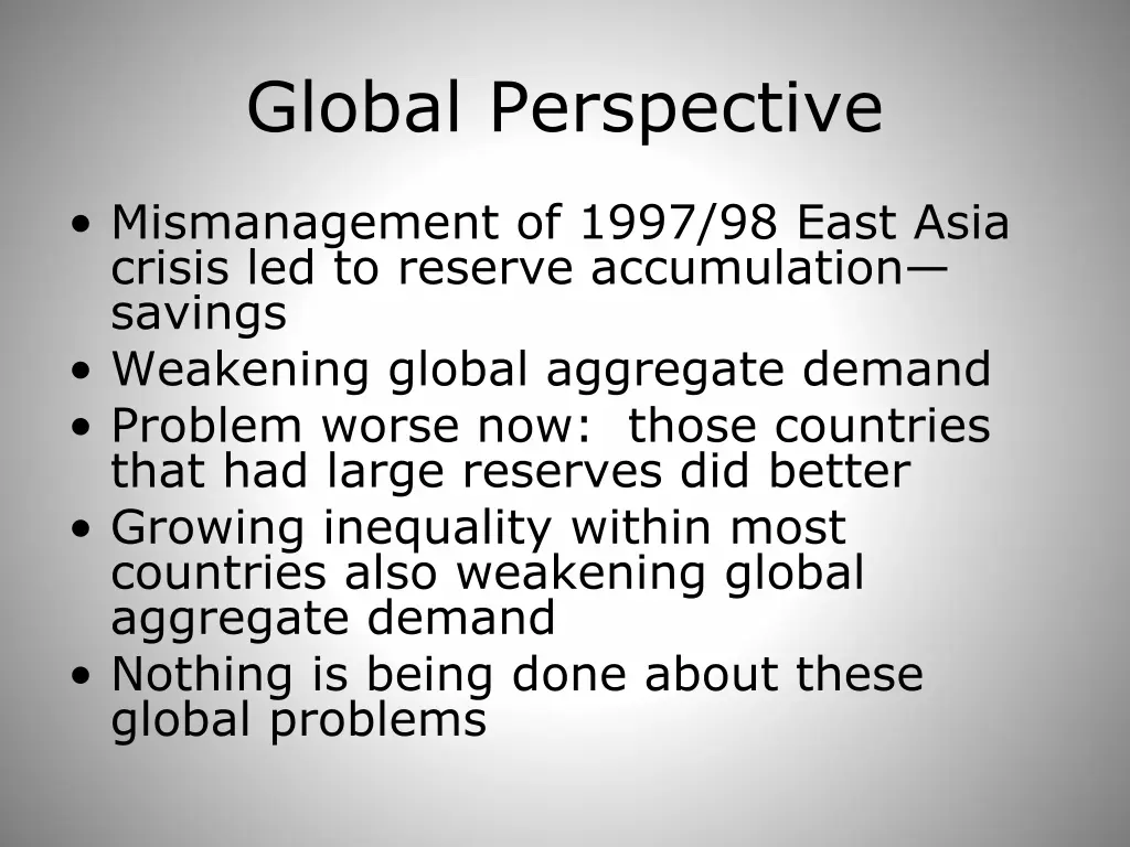 global perspective