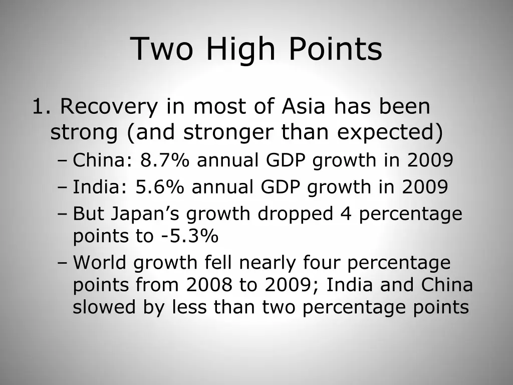 two high points