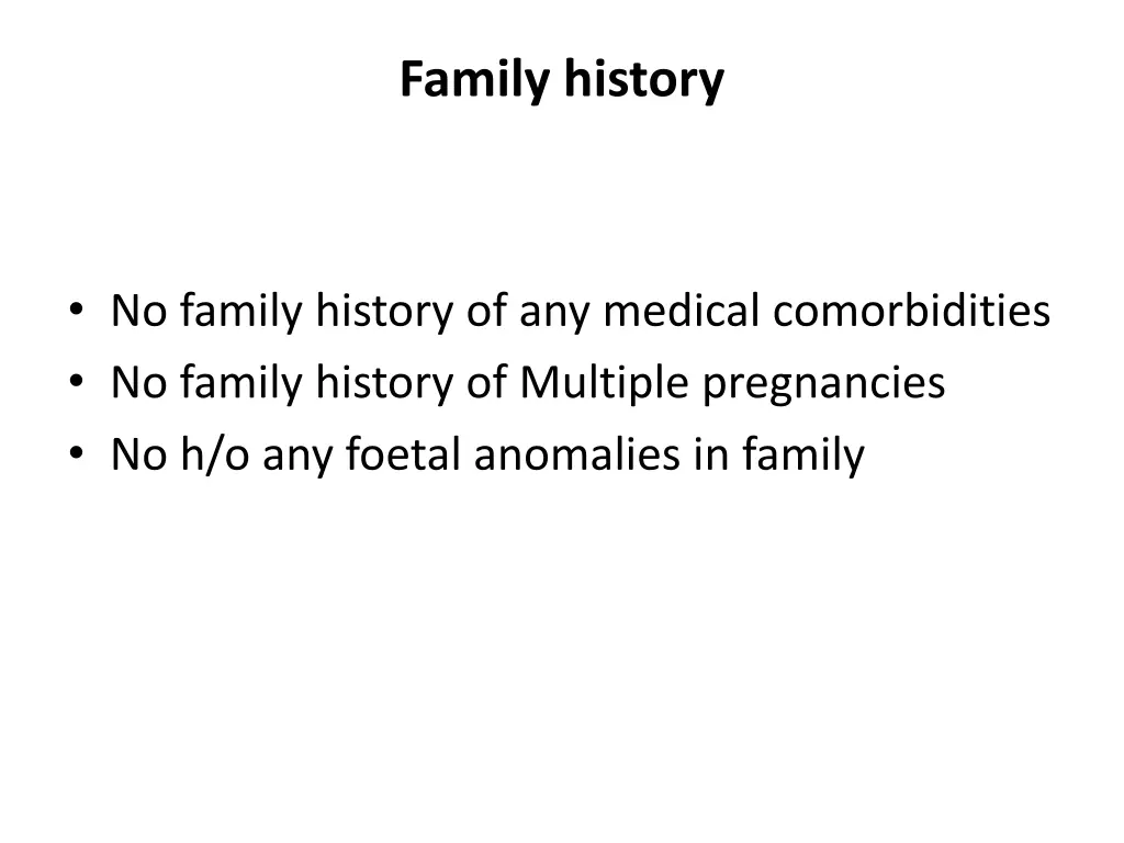 family history