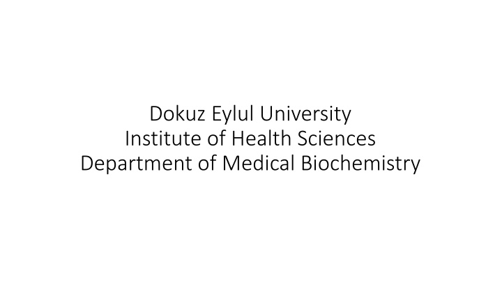 dokuz eylul university institute of health