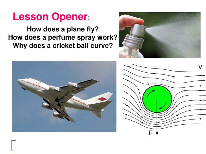 lesson opener how does a plane fly how does