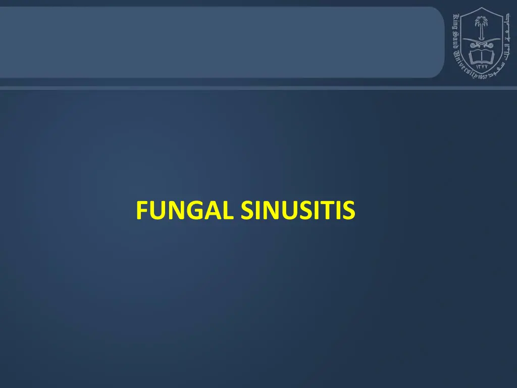 fungal sinusitis
