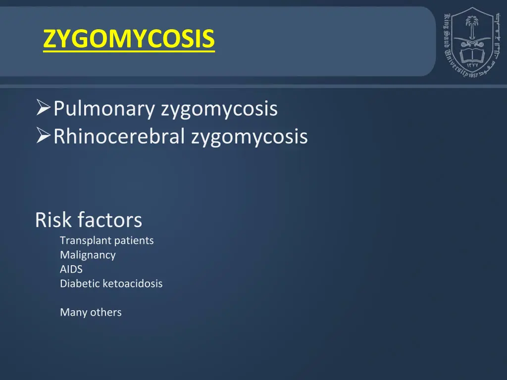 zygomycosis