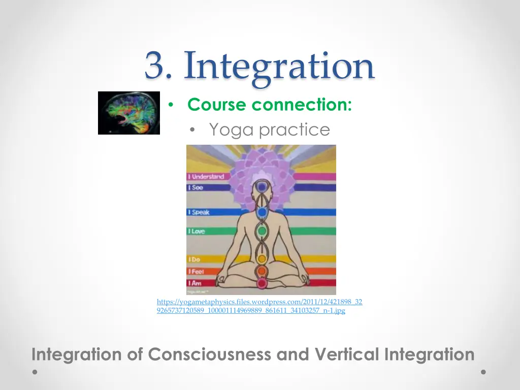 3 integration course connection yoga practice