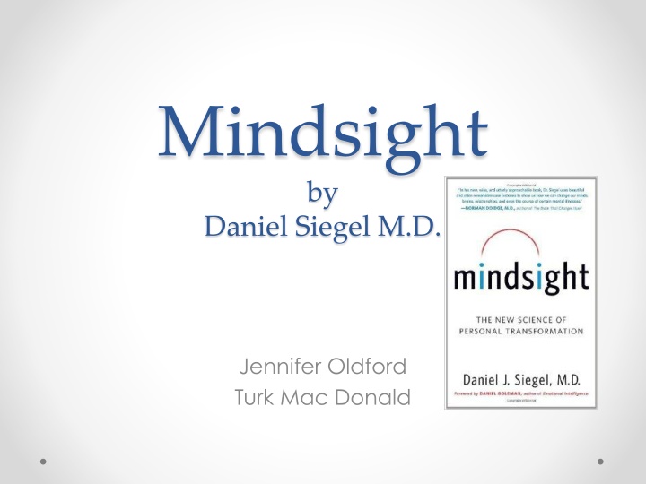 mindsight by daniel siegel m d