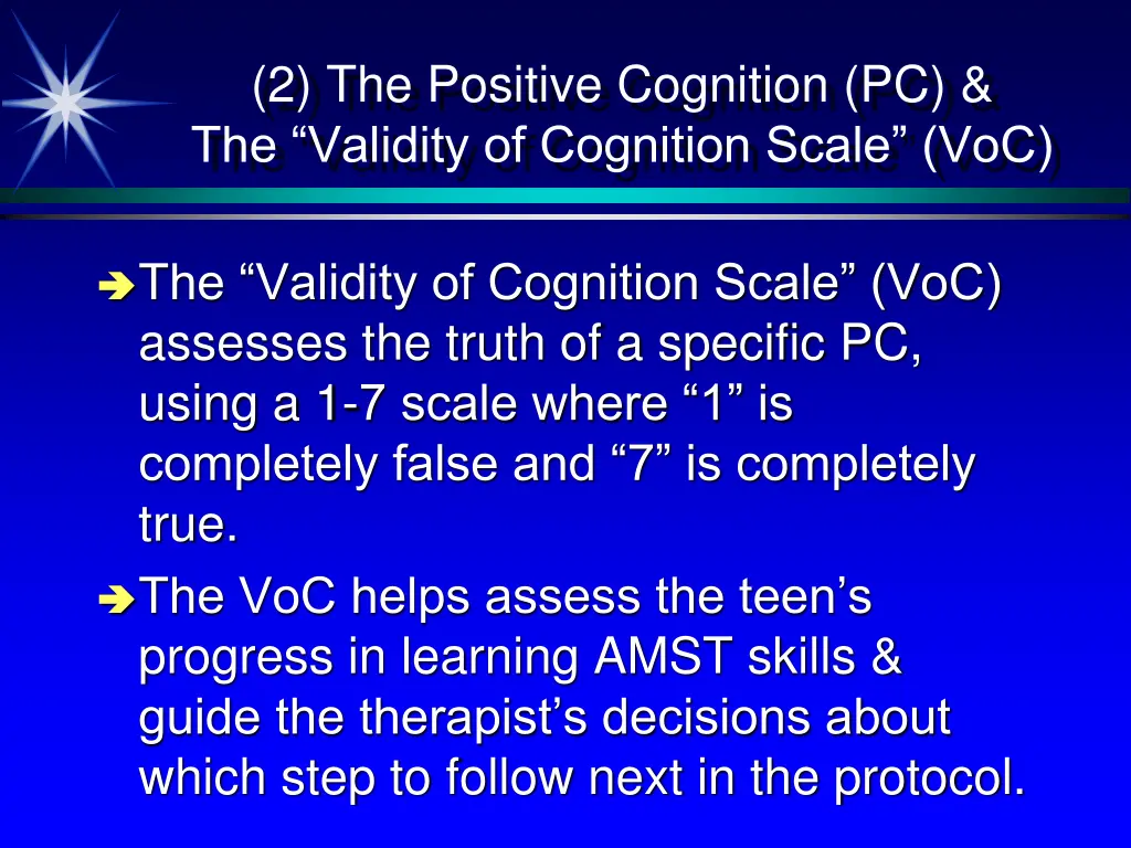 2 the positive cognition pc the validity
