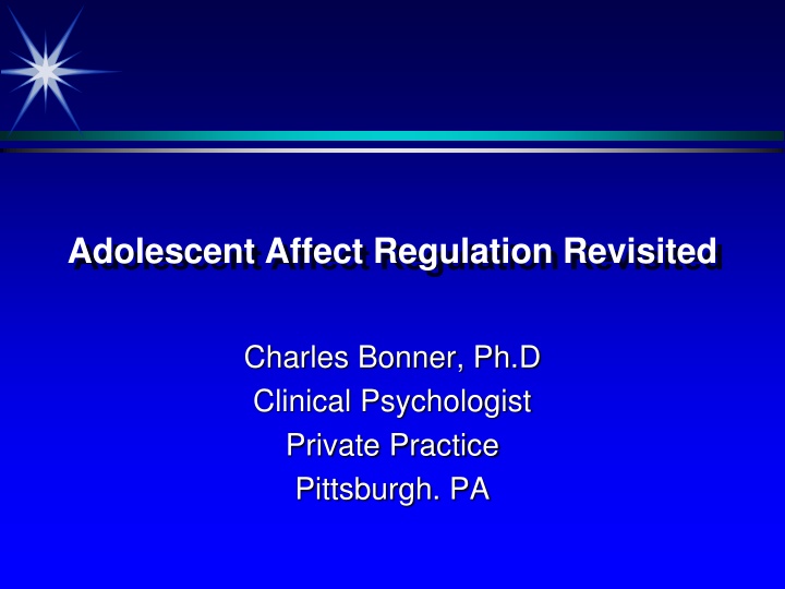 adolescent affect regulation revisited