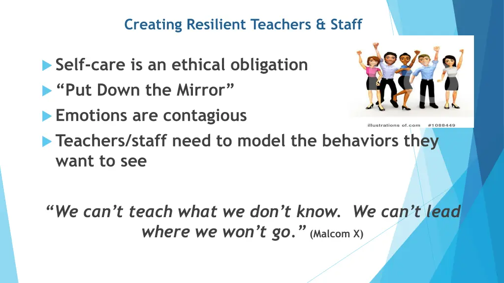 creating resilient teachers staff