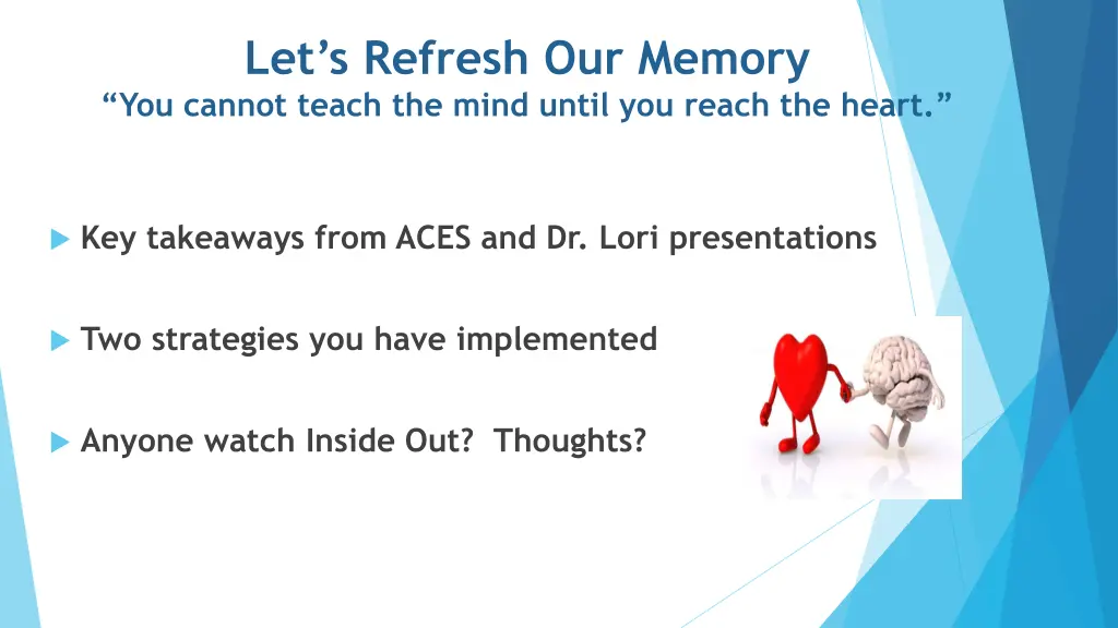 let s refresh our memory you cannot teach