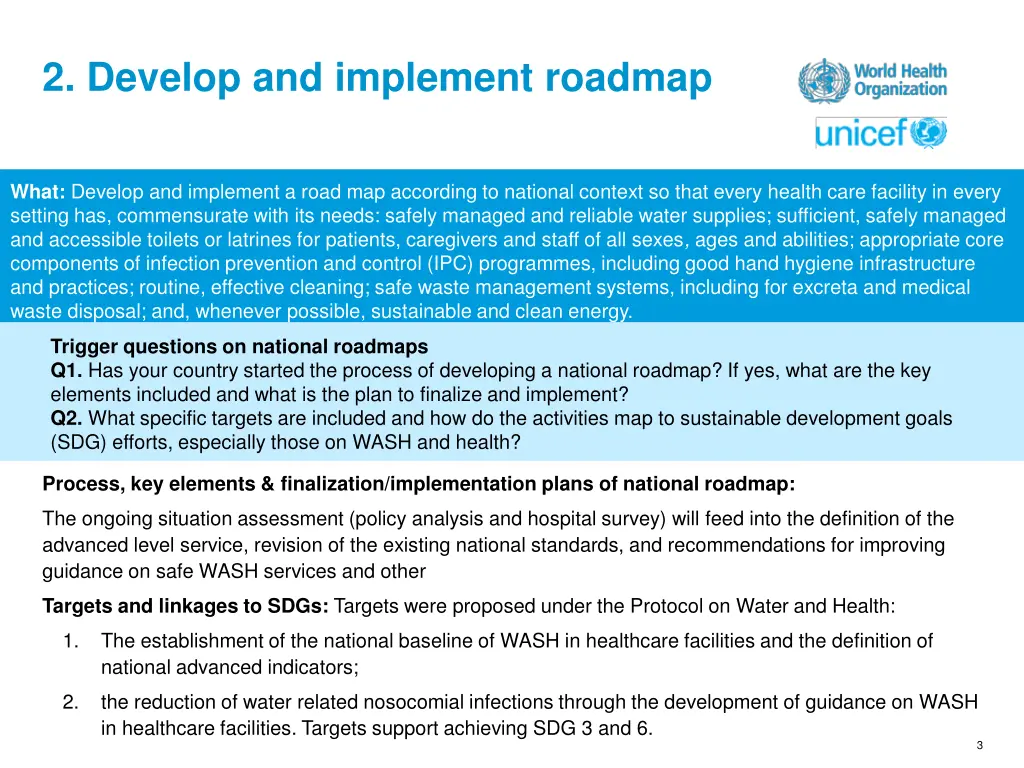 2 develop and implement roadmap