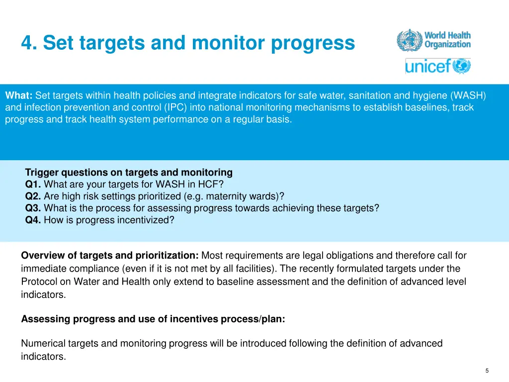 4 set targets and monitor progress