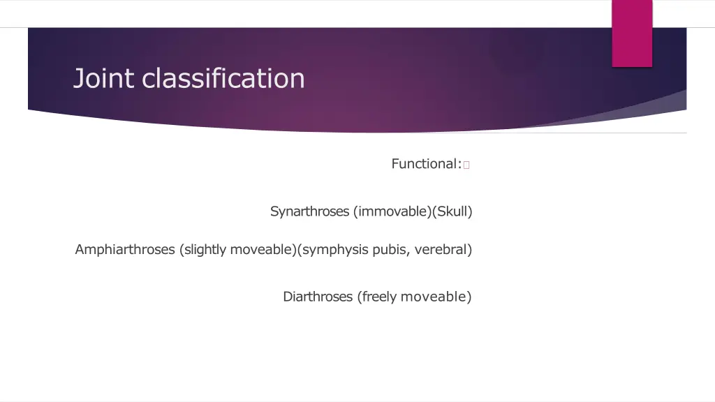 joint classification